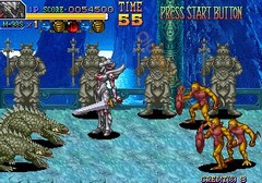 une photo d'Ã©cran de Gaia Crusaders sur Arcade